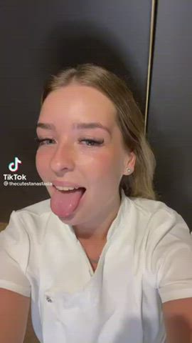 TikTok tongue