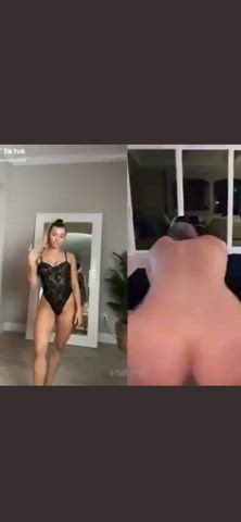 Anal Cowgirl Riding TikTok White Girl gif