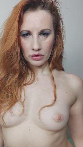 boobs redhead tits gif