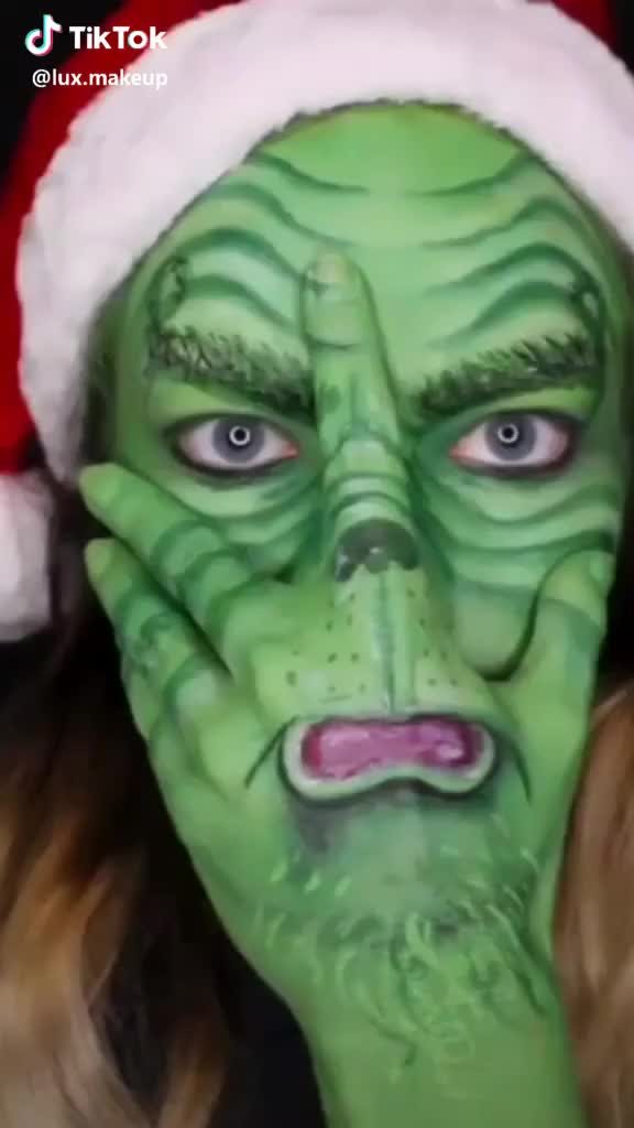  #makeup #thegrinch #grinch #make #liv #like #mexico #christi ??