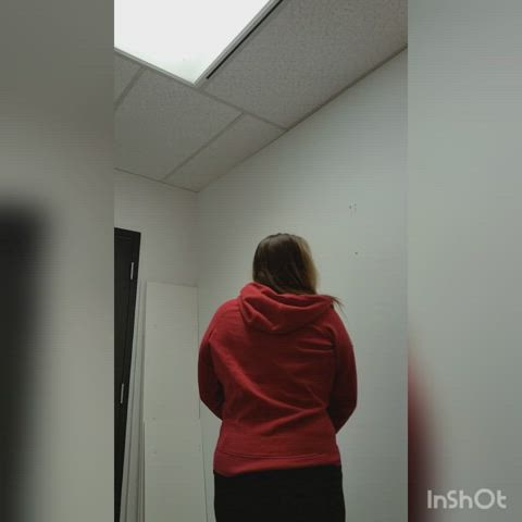 Smacking my ass at work