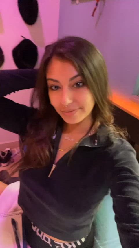 tits latina petite lesbian gif