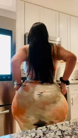 Ass Clapping Ass Spread Big Ass Booty Latina OnlyFans Twerking gif