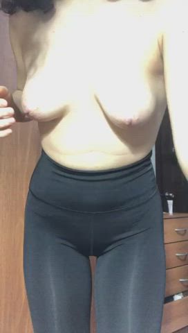 big tits changing room spandex teen tight ass gif
