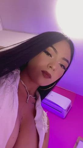 big tits boobs latina teen tits gif