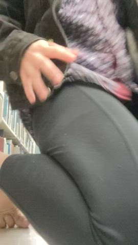naughty library pee