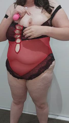 bbw lingerie natural tits onlyfans gif