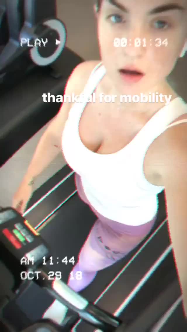 JoJo on Treadmill Oct 29