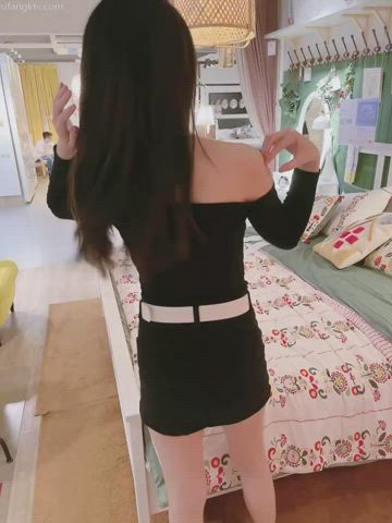 asian ass flashing public gif