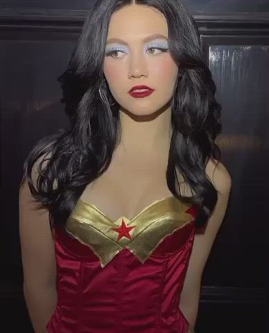 Iris as Wonder Woman