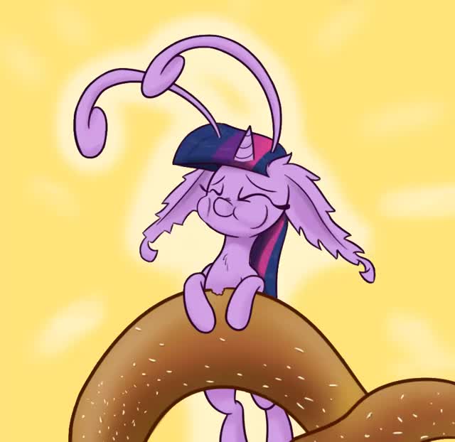 13 - Twilight Breezie eating a pretzel