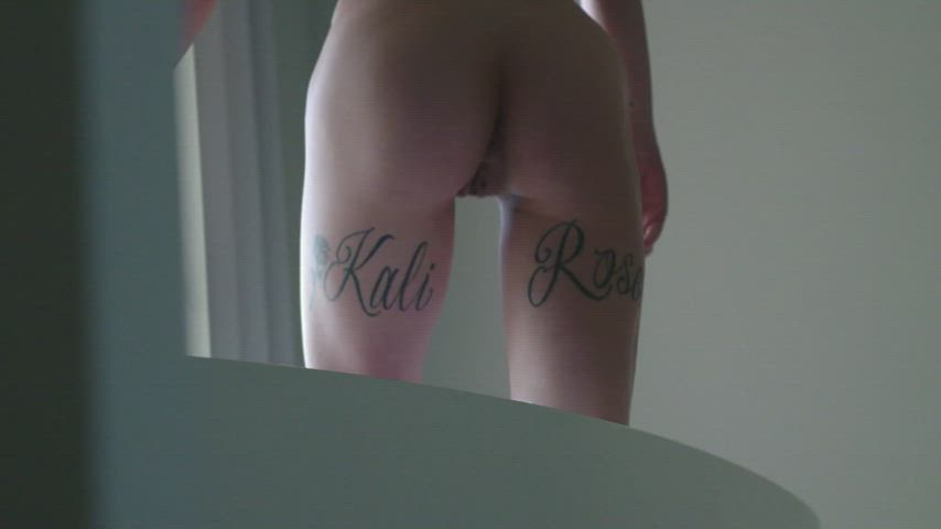 bathtub feet kali roses gif