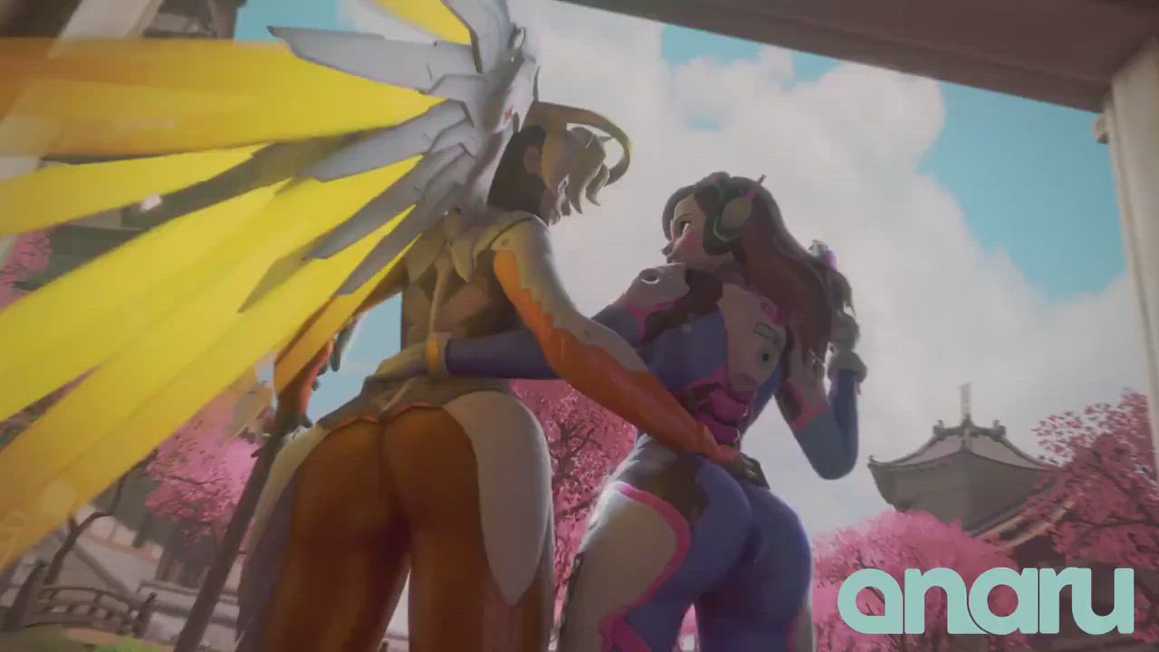 3D Animation Ass Big Ass Booty Overwatch Twerking gif