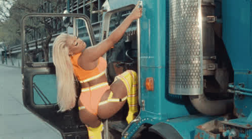 Blonde Celebrity Ebony gif