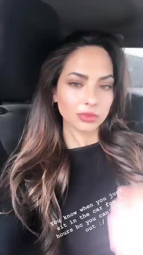 Christen Harper IG Stuck in Traffic