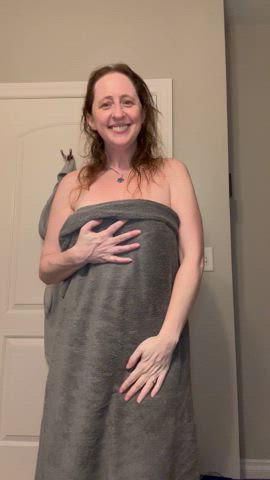 bath big tits dressing tank top gif