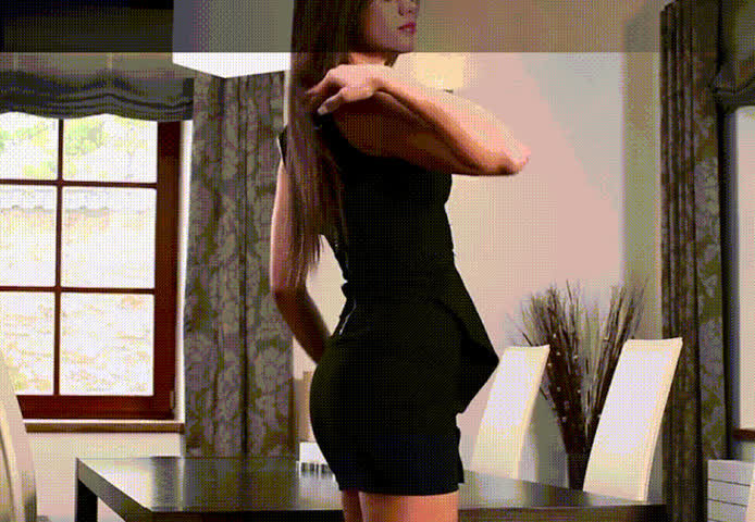 dress seduction undressing gif