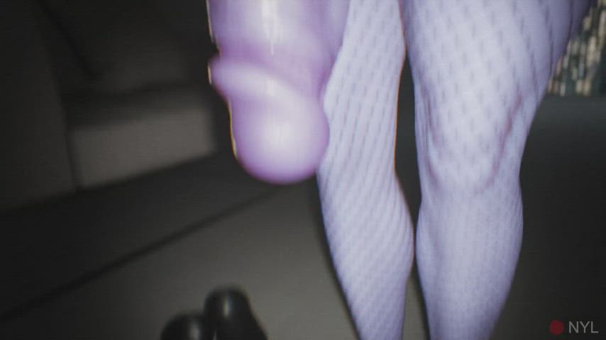 3d animation big dick big tits blowjob futanari overwatch gif