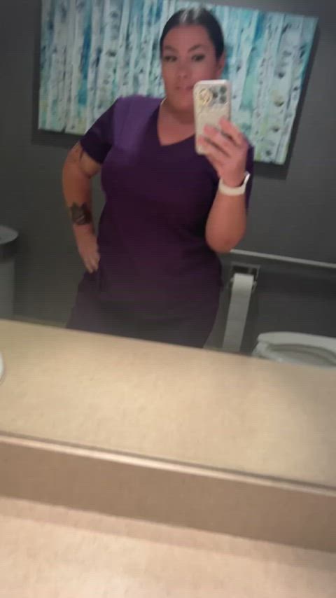 Nurse titties at work… Happy Tuesday