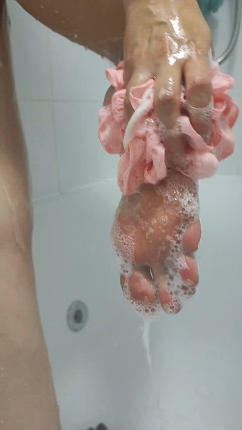 Pink and soapy