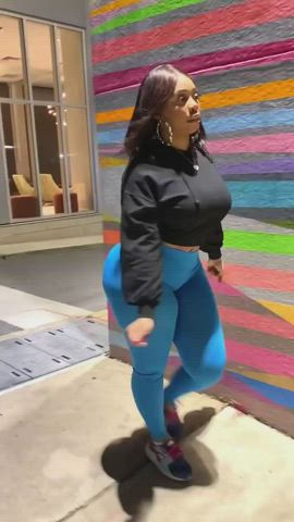 Ass Booty Fitness Leggings gif