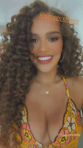 Cleavage Lingerie Madison Pettis gif