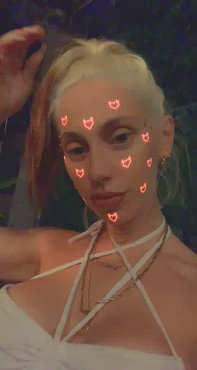 Blonde Findom Mistress gif