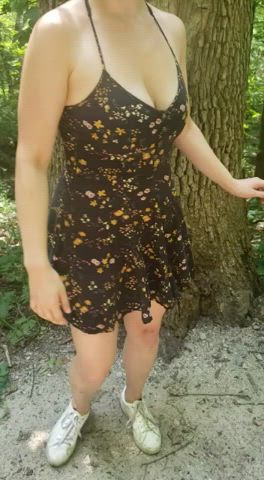 I love being a little slutty in my sundress