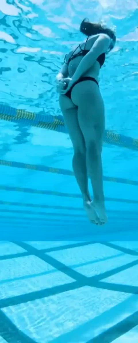 ass fit swimming pool gif