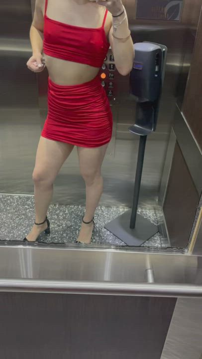 Breed me in the elevator or somewhere public!