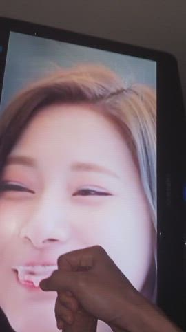 TWICE TZUYU. Sexy face Tzu enjoying my sweet nut.