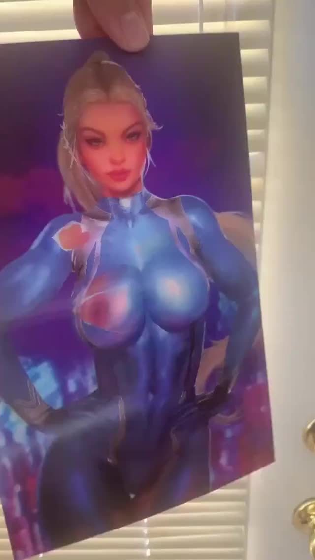 Laryssa, Samus Aran - Lenticular 3D comic book cover (Shikarii Shambu)