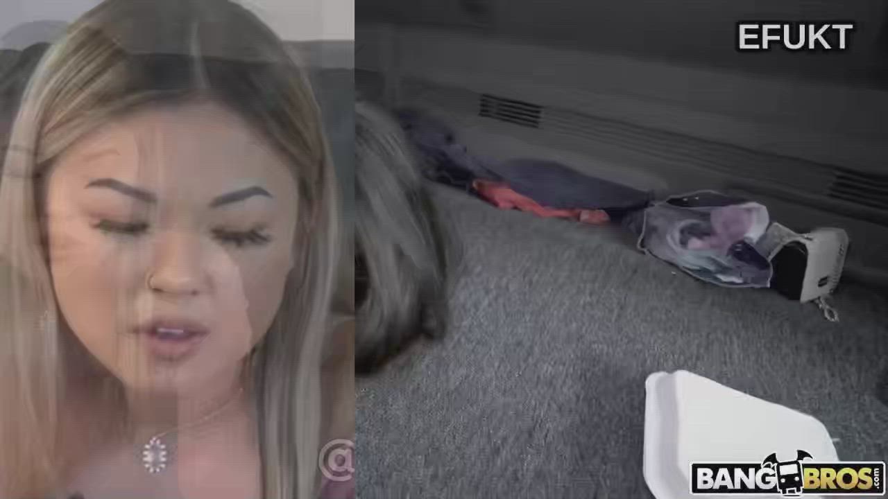 The duality of an Asian pornstar