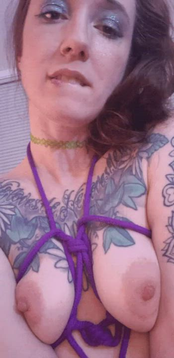 Alt Bondage Lingerie Pawg Tattoo Tease Tits gif