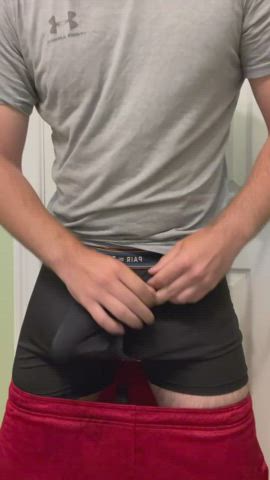 What do you horny fucks think about this bulge?