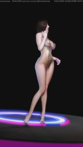 3D AMWF Animation Dancing JAV Korean Rule34 Twerking by sackeree
