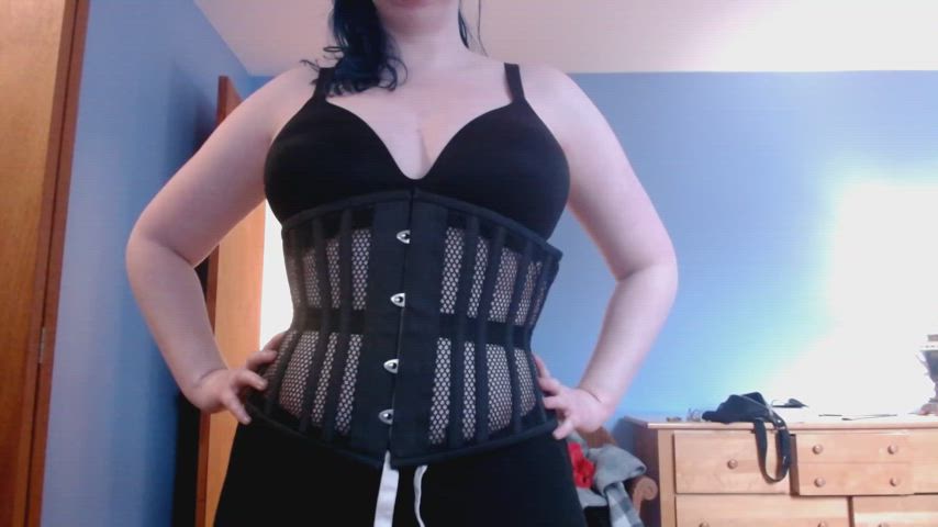 Tightening my corset a little