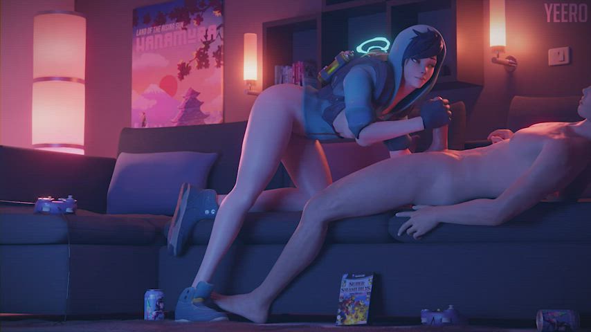 3D 60fps Animation Hentai NSFW Overwatch Rule34 SFM gif