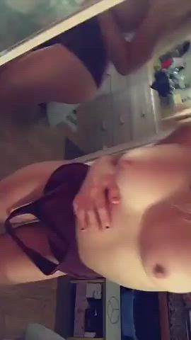 Blonde Solo Tits Ass Swimsuit gif