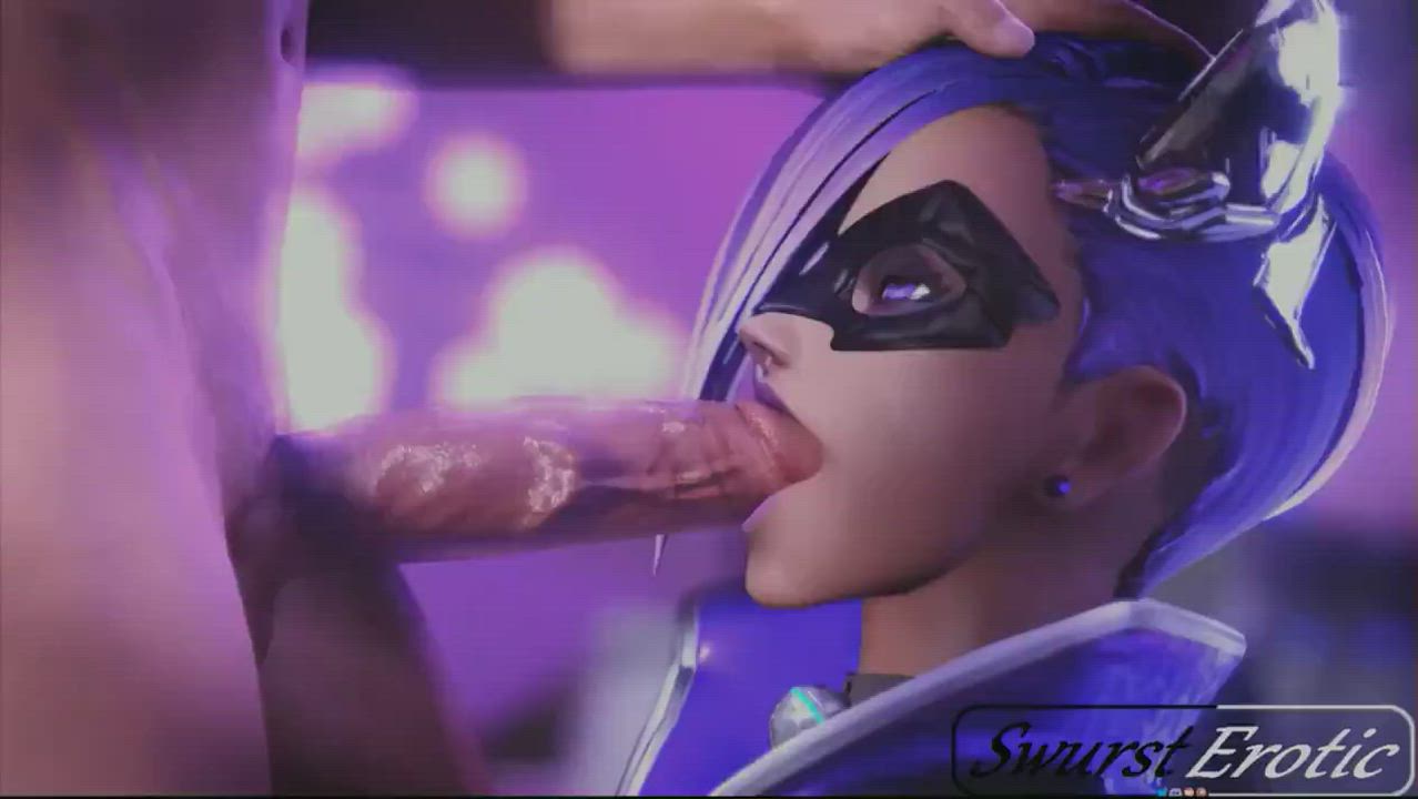 Black Cat Sombra Blowjob (Swurst) [Overwatch]