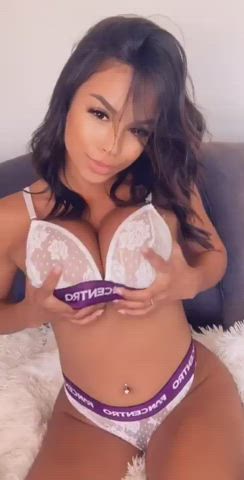 Autumn Falls Latina Tits gif