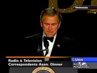 Bush laughs at no WMD in Iraq