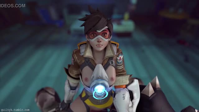 Overwatch - Tracer x Roadhog (Animated, Sound) [Guilty]