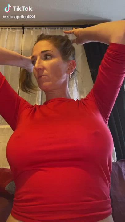 Big Tits MILF Mature gif