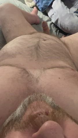 cock hairy jerk off gif