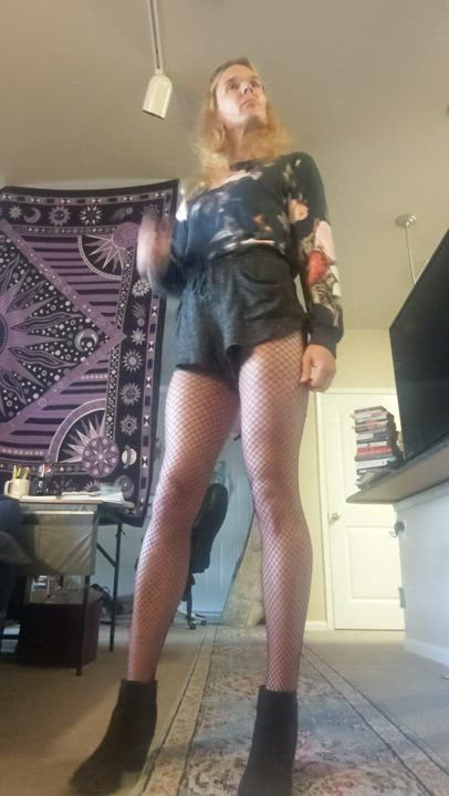 femboy heels stockings trans twink gif