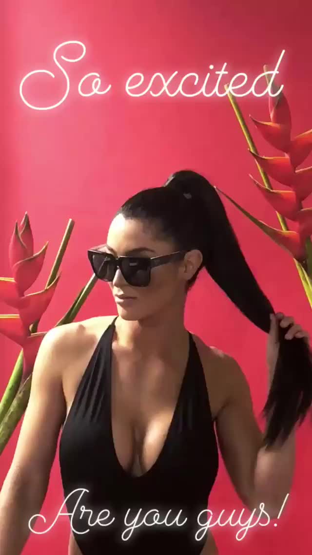 Eva Marie excited