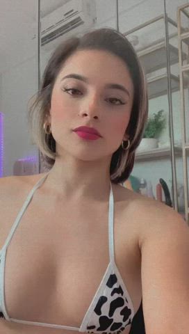 Barely Legal CamSoda Costume Cowgirl Latina Nails Petite Small Tits Teen gif