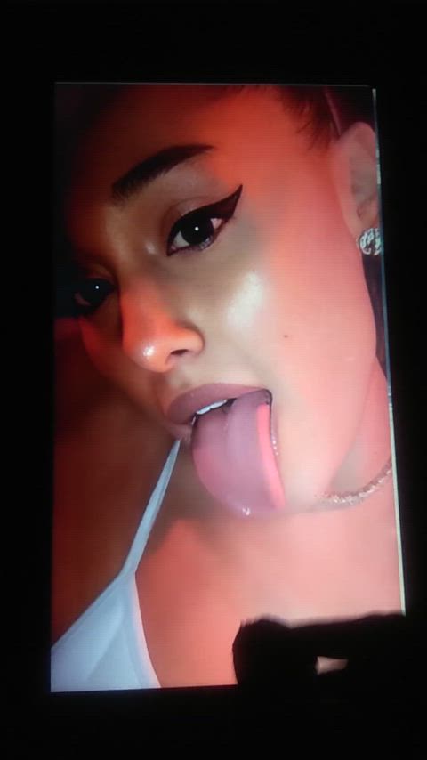 ariana grande cum cumshot tribute gif