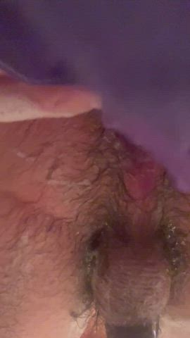 Anal Ass Asshole Dildo Extreme Hairy Male Masturbation Rough Strap On gif